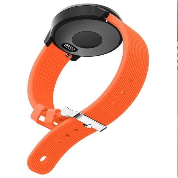 Silikonirannekoru Garmin Vivoactive 3/Venu/Venu 2 Plus Orange hinta ja tiedot | Älykellojen ja aktiivisuusrannekkeiden lisätarvikkeet | hobbyhall.fi