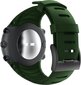 Suunto Core Strap Military Green, silikonikorvaushihna Suunto Core -älykellolle metallisoljella ja mustalla soljella, sopii 140mm-230mm hihnoihin hinta ja tiedot | Älykellojen ja aktiivisuusrannekkeiden lisätarvikkeet | hobbyhall.fi