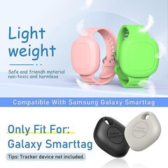 2 kpl vedenpitävä Smarttag-rannekoru lapsille, pehmeä silikoni Galaxy Smarttag piilotettu ranneke Kevyt GPS-seuranta hinta ja tiedot | Älykellojen ja aktiivisuusrannekkeiden lisätarvikkeet | hobbyhall.fi