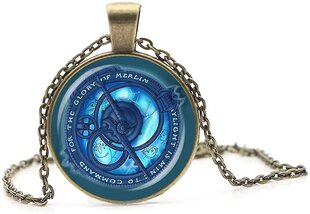 Vintage Amulet Trollhunters Riipus Kaulakoru Lelu Trollhunter Amuletti Korut Pronssinvärinen Ketju lapsille Naisille Miehille Lahjat hinta ja tiedot | Kaulakorut | hobbyhall.fi