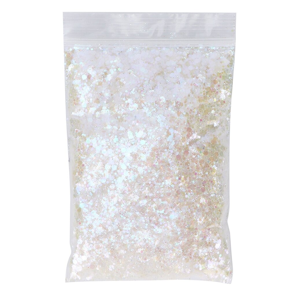 50g Kiiltävä Nail Art Glitter Paljetit Kuusikulmainen Muoto Glitter Tee itse Kasvot Vartalo Silmät Nail Art Decoration hinta ja tiedot | Manikyyri- ja pedikyyritarvikkeet | hobbyhall.fi