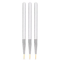 Nail Art Liner Brush Exquisite Nail DIY Line Piirustus Maalaus Sivellin Kynä Manikyyri ToolWhite hinta ja tiedot | Manikyyri- ja pedikyyritarvikkeet | hobbyhall.fi