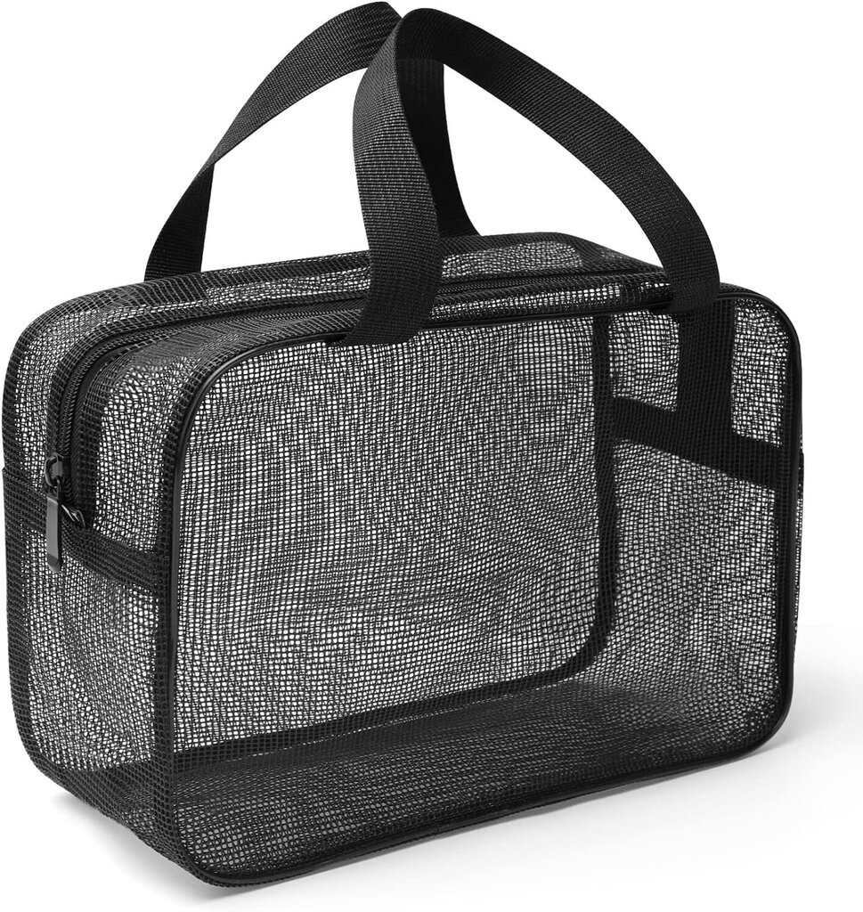 Mesh Shower Caddy Mash Suihkulaukku Musta Kannettava verkkotarvikkeet Järjestäjälaukku kuntosalille College-asuntohuoneeseen (musta-suuri) musta-suuri hinta ja tiedot | Naisten laukut | hobbyhall.fi