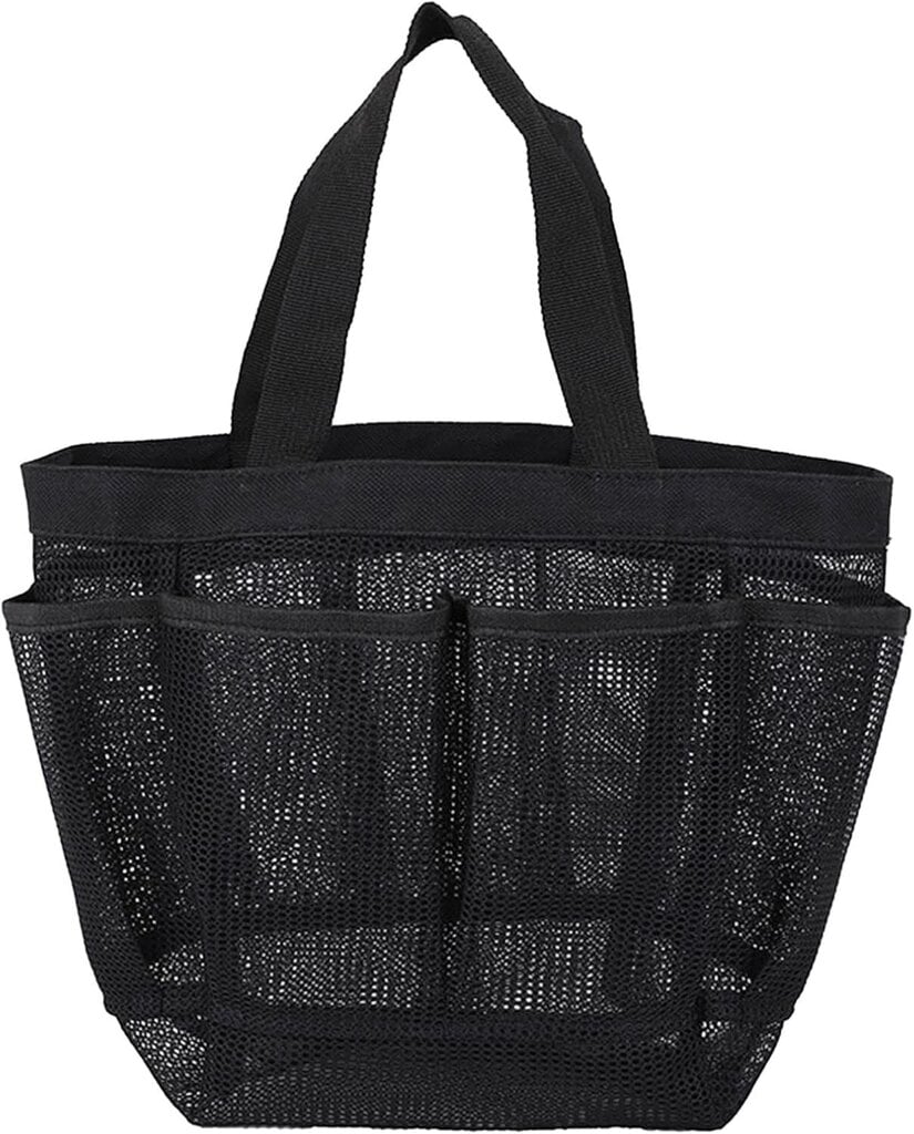 Mesh Shower Caddy Basket Kannettava College-asuntohuoneeseen Kylpyamme Caddy Suihkulaukku Järjestäjä Tote 8 Säilytys Designer Matkalaukku (BK1, One Size) BK1 One Size hinta ja tiedot | Naisten laukut | hobbyhall.fi