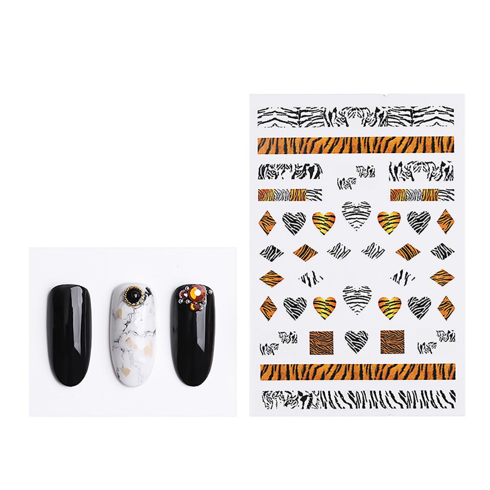 Leopardikuvioinen manikyyritarra 3D Stereo Matta Nail Art Decoration Tarvike 3201 hinta ja tiedot | Manikyyri- ja pedikyyritarvikkeet | hobbyhall.fi