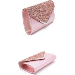 (Pink)Clutch - naisille - olkalaukku - glitter - iltalaukku - glitter hopea - naisten laukut - iltalaukku naisille - glitter hinta ja tiedot | Naisten laukut | hobbyhall.fi