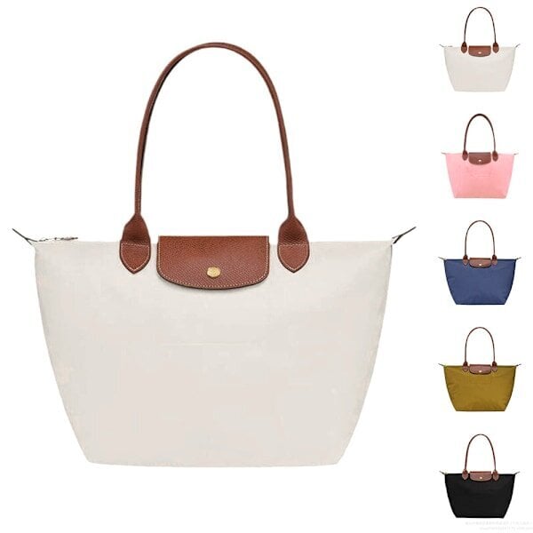 Longchamp Le Pliage Tote Naisten Laukut Matkalaukut Olkalaukut Nylon Käsilaukut Valkoinen Valkoinen M hinta ja tiedot | Naisten laukut | hobbyhall.fi