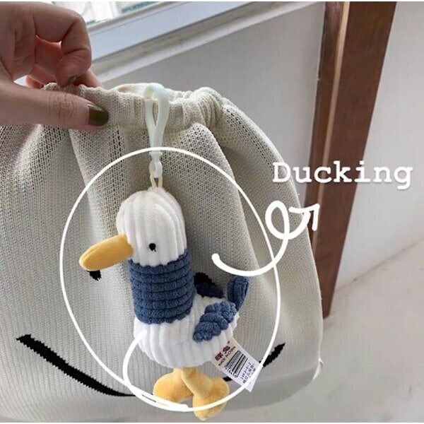 18 cm Web Celebrity Douyin Instagram Duck Riipus Baby Duck Pehmolelu Miesten ja Naisten Laukut Heilurinuket hinta ja tiedot | Naisten laukut | hobbyhall.fi