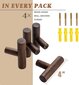 Tr? 4Pack Coat Hook Seinäasennettu Natural Simple Wood Pyykkipojat Seinälle kiinnitettävä Vintage Single Organizer -ripustin Puinen Vaateripustin hinta ja tiedot | Naulakot | hobbyhall.fi