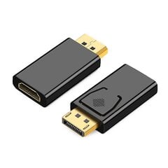 Näyttöportti HDMI-näyttöporttiin Dp-uros-naaras-HDMI-sovitinmuunnin musta hinta ja tiedot | Naisten laukut | hobbyhall.fi