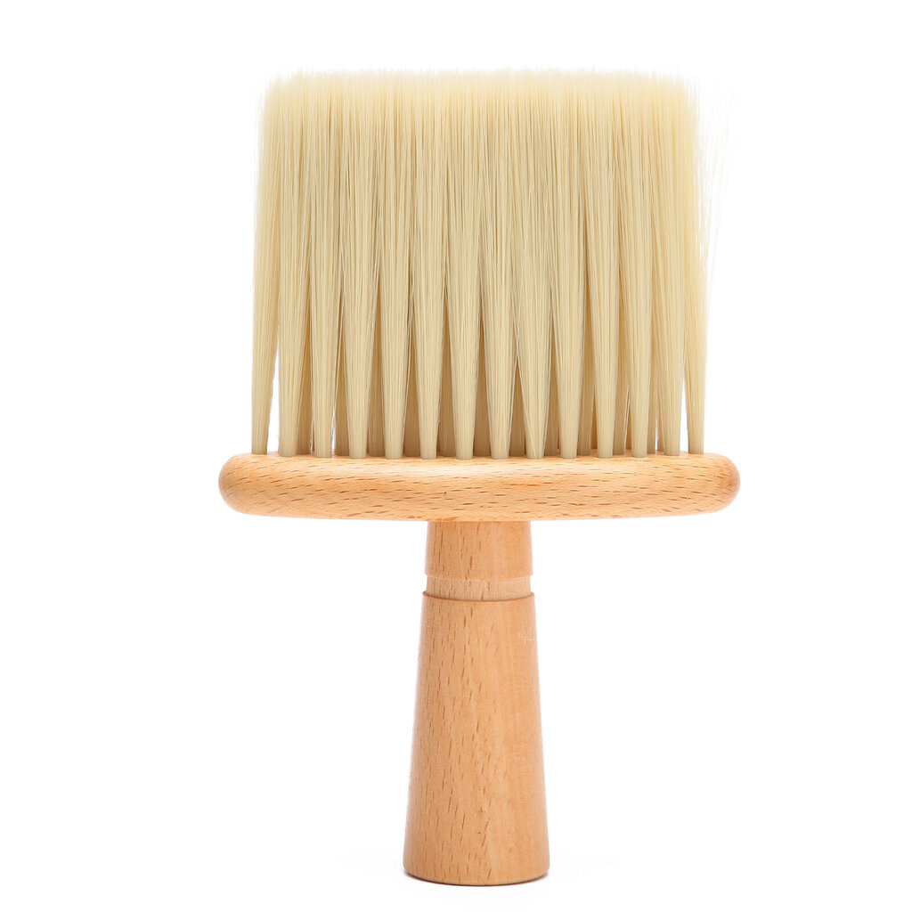 Parturi Parranleikkausharja Ammattimainen kasvojenpuhdistus Hiusharja Kaula Duster Brush Beige hinta ja tiedot | Hiusharjat, kammat ja sakset | hobbyhall.fi