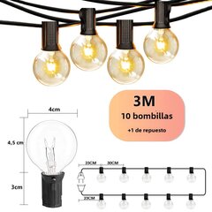 E12 G40 Outdoor String Lights 220V 50ft Yhdistettävä riippuvalaistus takapihan kuistin parvekkeen juhlasisustukseen hinta ja tiedot | LED-valonauhat | hobbyhall.fi