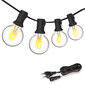 E12 G40 Outdoor String Lights 220V 50ft Yhdistettävä riippuvalaistus takapihan kuistin parvekkeen juhlasisustukseen hinta ja tiedot | LED-valonauhat | hobbyhall.fi