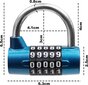 5-numeroinen yhdistelmäriippulukko (2 kpl) - Seosturvalukko (6,3x6,5 cm) porteille, polkupyörille, kaapistoille, matkalaukuille, reppuille, esteille ja konteille - Helppo käyttää ja nollata hinta ja tiedot | Oven saranat ja lisävarusteet | hobbyhall.fi