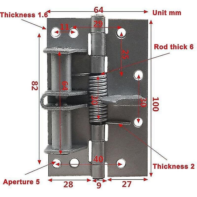 Metallinen automaattinen jousiovi sulkeva oven sulkemissarana Säädä oven sulkeminen Hfmqv hinta ja tiedot | Ovenkahvat | hobbyhall.fi