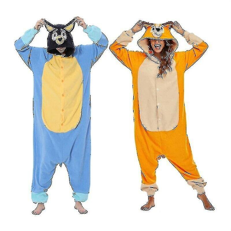 Eläimet Aikuiset Sarjakuva Koira Onesies Pyjamat Halloween Puvut Haalari Joululahja Bingo XL hinta ja tiedot | Koiran vaatteet | hobbyhall.fi