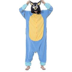 Eläimet Aikuiset Sarjakuva Koira Onesies Pyjamat Halloween Puvut Haalari Joululahja Sininen 100 85 hinta ja tiedot | Koiran vaatteet | hobbyhall.fi