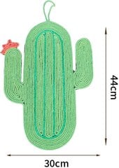 Seinälle kiinnitettävä Creative Scratch Board Cactus Scratch b hinta ja tiedot | Raapimispuut ja kiipeilypuut | hobbyhall.fi