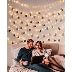 10M 100 LED-lamppu 50 pidikkeellä hinta ja tiedot | Tuuletinvalaisimet | hobbyhall.fi