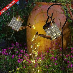 Solar Led String Lights Kastelukannu Outdoor Garden Lights Sisustus hinta ja tiedot | Tuuletinvalaisimet | hobbyhall.fi