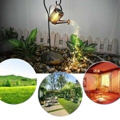 Solar Led String Lights Kastelukannu Outdoor Garden Lights Sisustus hinta ja tiedot | Tuuletinvalaisimet | hobbyhall.fi