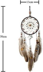 Vintage Indian Dream Catcher Dream Catcher Luonnollinen höyhenen auton seinäkoristeet tytölle poikalapselle - ruskea hinta ja tiedot | Sisustuspaneelit | hobbyhall.fi