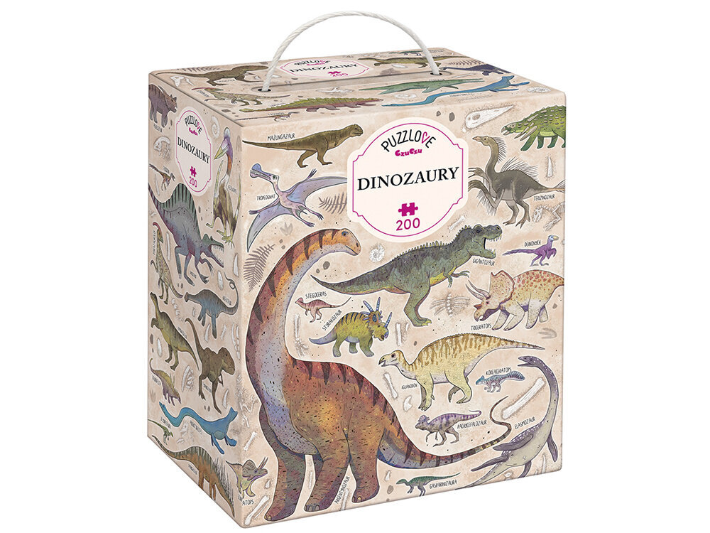 Palapeli - Dinosaurukset, 200 palaa hinta ja tiedot | Palapelit | hobbyhall.fi