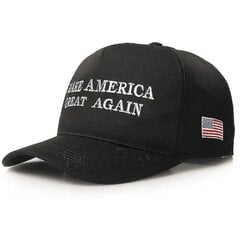 Donald Trump Gop republikaanien baseball-lippis - Tee Amerikasta jälleen mahtava hattu 3-White.Black Flag hinta ja tiedot | Baseball | hobbyhall.fi