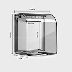 Pistorasian suojus Lapsiturvallinen 86 Universal Malli Vedenpitävä Pistorasia 12.210.87.3 cm Vedenpitävä ulkopistorasia kytkimelle hinta ja tiedot | Suojaseinät ja desinfiontivälineet | hobbyhall.fi