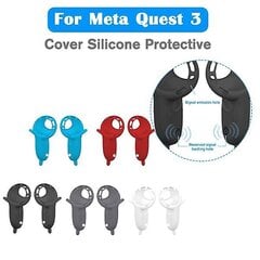 Uusi kuuma silikonikuori Oculus/meta Quests 3 Handl White One-size hinta ja tiedot | Suojaseinät ja desinfiontivälineet | hobbyhall.fi