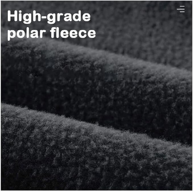 Miesten Fleece Kosketusnäyttö Käsineet Thinsulate Vuorattu Full Finger Thermal Winter Wooly Work (musta) hinta ja tiedot | Työkäsineet | hobbyhall.fi