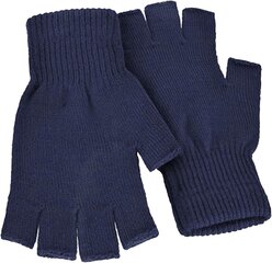 Mustat Thermal Fingerless Gloves hinta ja tiedot | Työkäsineet | hobbyhall.fi