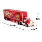 7kpl autoja 2 Lightning Mcqueen Racer Car&Mack Truck Kids Lelukokoelmasetti Lahjat hinta ja tiedot | Pienoismallit | hobbyhall.fi