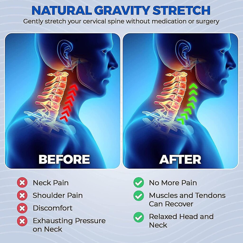 Kaulan olkapääpaarit rentouttava kohdunkaulan kiropraktiikka vetolaite tyyny kivunlievitykseen kaulan selkärangan kohdistuslahja hinta ja tiedot | Imetystyynyt | hobbyhall.fi
