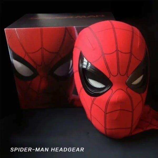 Etusivu Päähineet Cosplay Liikkuvat Silmät Mask Spider Man 1:1 Kaukosäädin Elastinen Maski hinta ja tiedot | Naamiaisasut | hobbyhall.fi