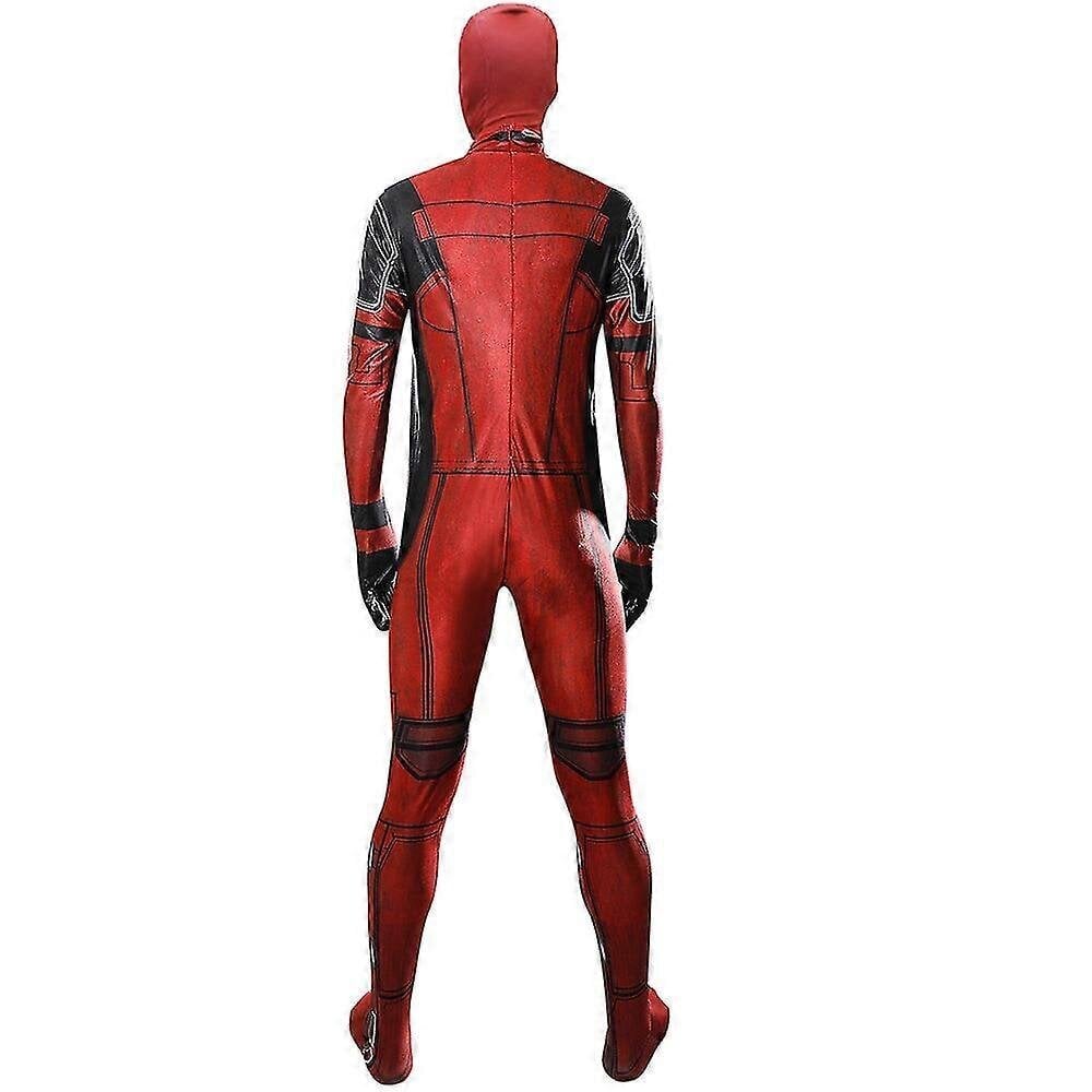 Deadpool-asu Cosplay Kids Aikuispuku Anime Supersankari Cosplay Kuolemantarjoaja Anime Aikuisten Palvelu Trikoot Hatut Asusteet Anime 5PCS hinta ja tiedot | Naamiaisasut | hobbyhall.fi