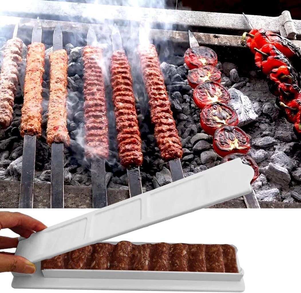 Kebab-grillivarras, 11 tuuman pitkä puristusmuoto Kabab-konepuristin hinta ja tiedot | Monitoimityökalut ja veitset retkeilyyn | hobbyhall.fi