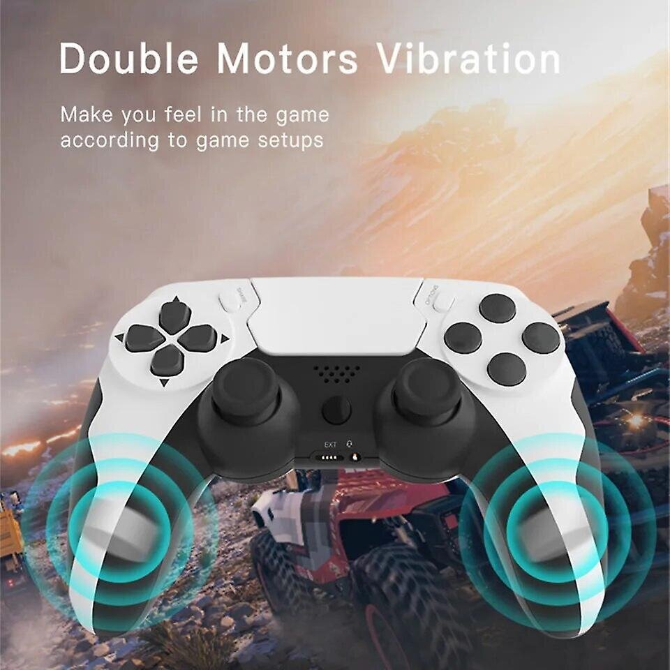 Langaton peliohjain Bluetooth-ohjain Dual Vibration PC Joystick Ps4 Ps3 -konsoli PC kuusiakselinen gyroskooppi kosketuslevyllä hinta ja tiedot | Ohjain- ja laajennuskortit | hobbyhall.fi