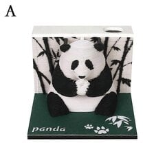 3D Panda Muistio 2025 Viikkokalenteri Muistiinpanot Creative Desktop Note -lahja hinta ja tiedot | Kalenterit ja muistikirjat | hobbyhall.fi