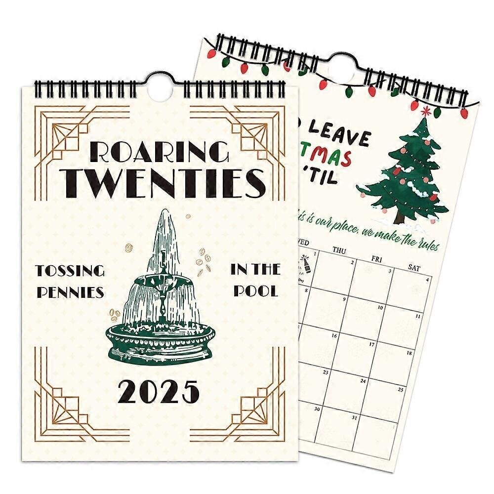 2025 Hot TS Lyrics Calendar, Taylor Swift Lyrics Wall Calendar, Roaring Twenties hinta ja tiedot | Kalenterit ja muistikirjat | hobbyhall.fi