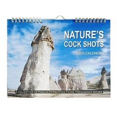 Nature's Cock Shots 2025 Kalenteri Hauska kepponen 12 Kuukauden suunnittelija Huijaus seinäkalenterilahja hinta ja tiedot | Kalenterit ja muistikirjat | hobbyhall.fi