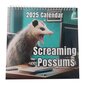 2025 Hauska Screaming Possums Kalenteri, Suuri 2025 Paksu Paperi Possums Seinäkalenteri, Kierresidottu Pos jn hinta ja tiedot | Kalenterit ja muistikirjat | hobbyhall.fi