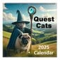 Weird Medieval Quest Cats Calendar 2025, Funny Cat Wall Hanging Monthly Calendar jn hinta ja tiedot | Kalenterit ja muistikirjat | hobbyhall.fi