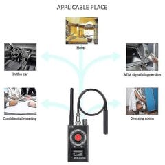 Rf-signaalin ilmaisin Bug Anti-spy Detector Kamera Gsm Audio Bug Finder GPS-skannaus hinta ja tiedot | Valvontakamerat | hobbyhall.fi