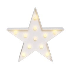 Ihana Star-paristokäyttöinen LED-yövalo vauvalle, lapsille, lastenhuoneelle, syntymäpäiväjuhlille (valkoinen) hinta ja tiedot | Sohvaryhmät | hobbyhall.fi