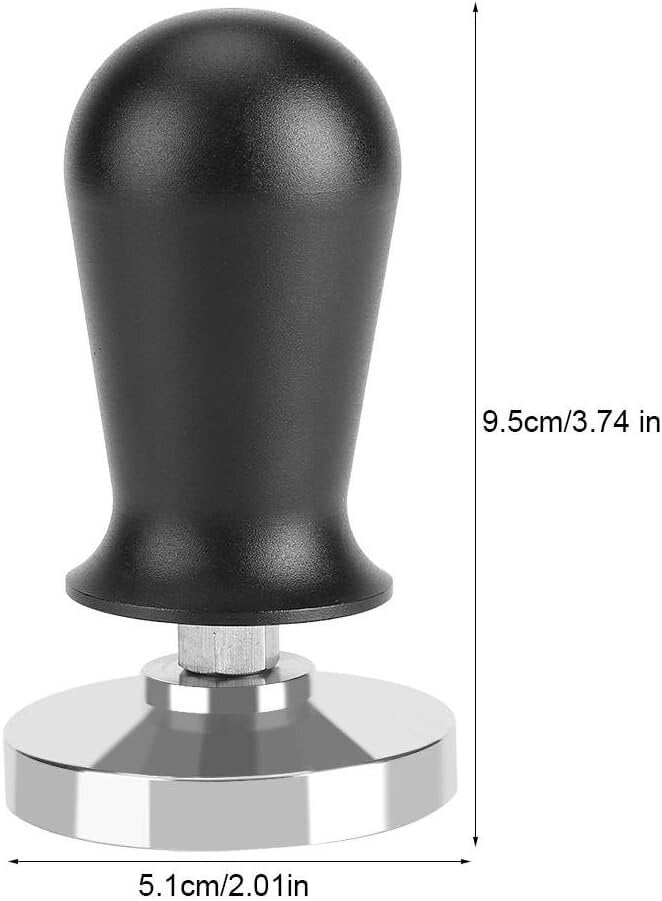 Kahvipuristin ruostumattomasta teräksestä olevalla tasapohjaisella espressopuristimella kahvimakuille ja espressopavuille (51 mm) hinta ja tiedot | Sohvaryhmät | hobbyhall.fi