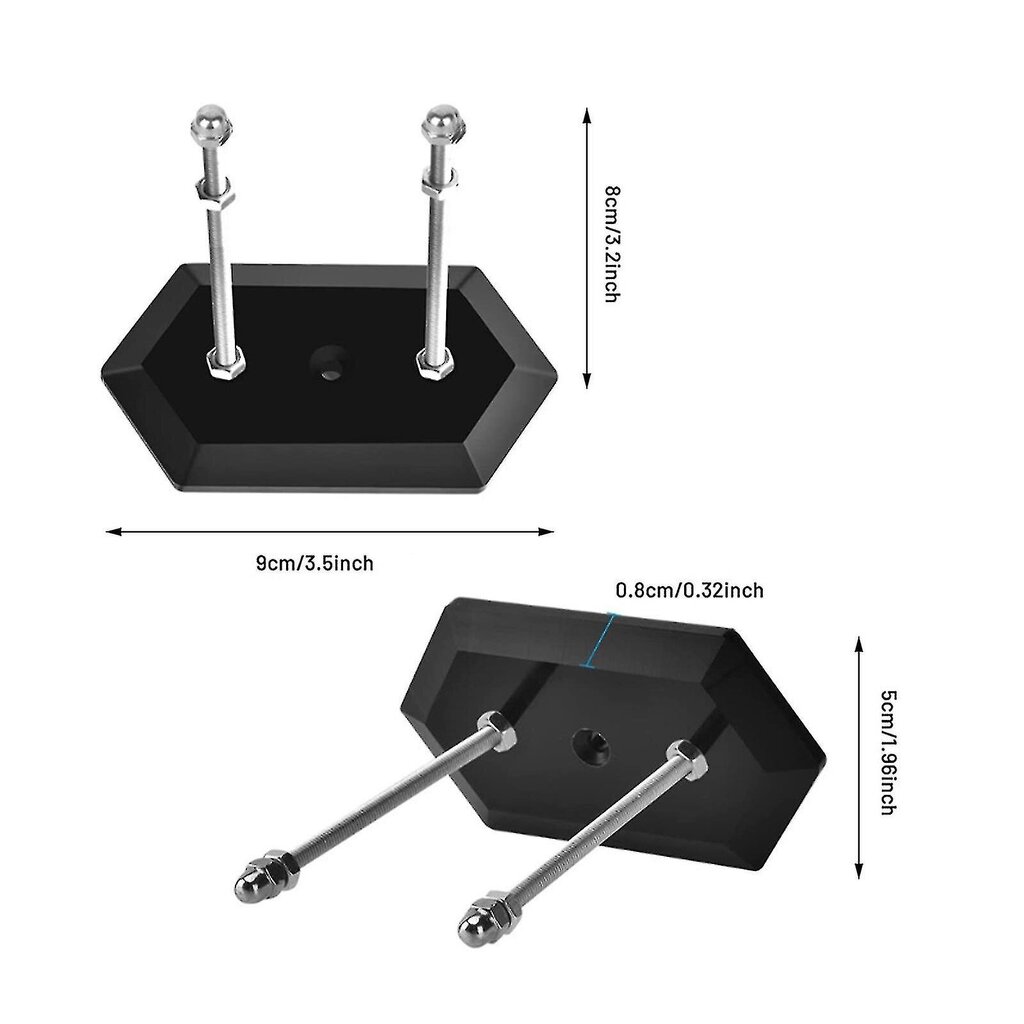 2 kpl Rullalaudan seinäkiinnitys rullalaudan ripustin rullalaudan kelluvaan näyttöön hinta ja tiedot | Skeittilaudat | hobbyhall.fi