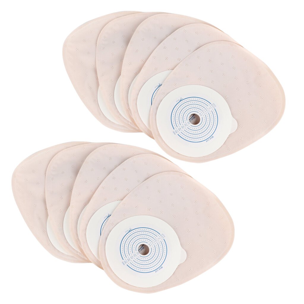 10 kpl pakkaus One piece System Ostomy Bag Medicals tyhjennettävä pussi Kolostomiapussi Ostomy Supplies hinta ja tiedot | Äitiysalusvaatteet | hobbyhall.fi