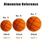 Handleshh Silent Basketball - Ensiluokkainen materiaali, hiljainen ja pehmeä vaahtomuovipallo, harjoitus- ja peliapu Oranssi hinta ja tiedot | Koripallot | hobbyhall.fi