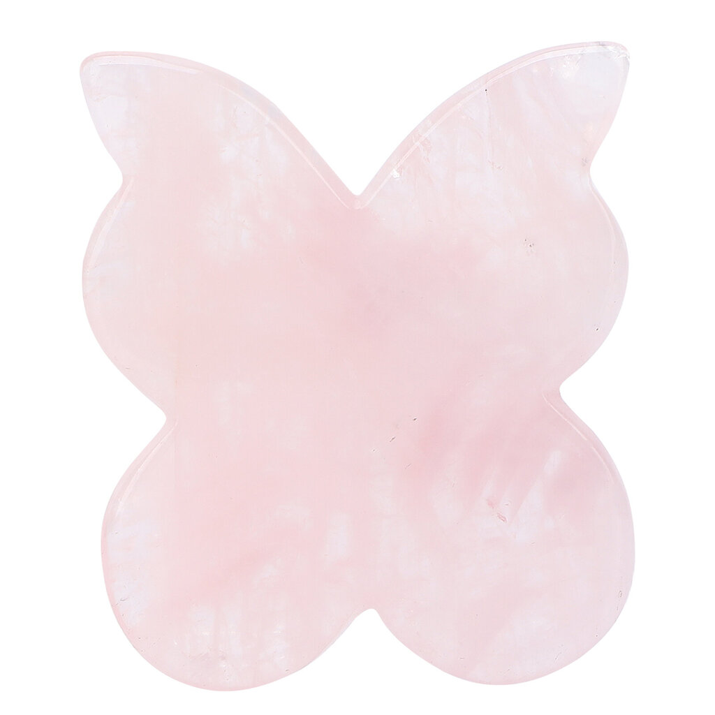 Kannettava ruusukvartsi Guasha Board Butterflies muotoileva Gua Sha kaapiva hierontatyökalu hinta ja tiedot | Kasvojen puhdistus- ja hierontalaitteet | hobbyhall.fi